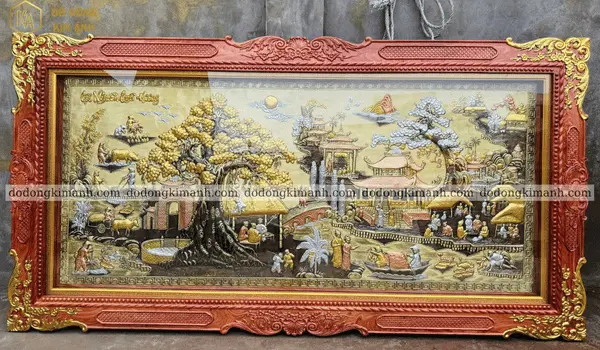 mẫu tranh khung cổ
