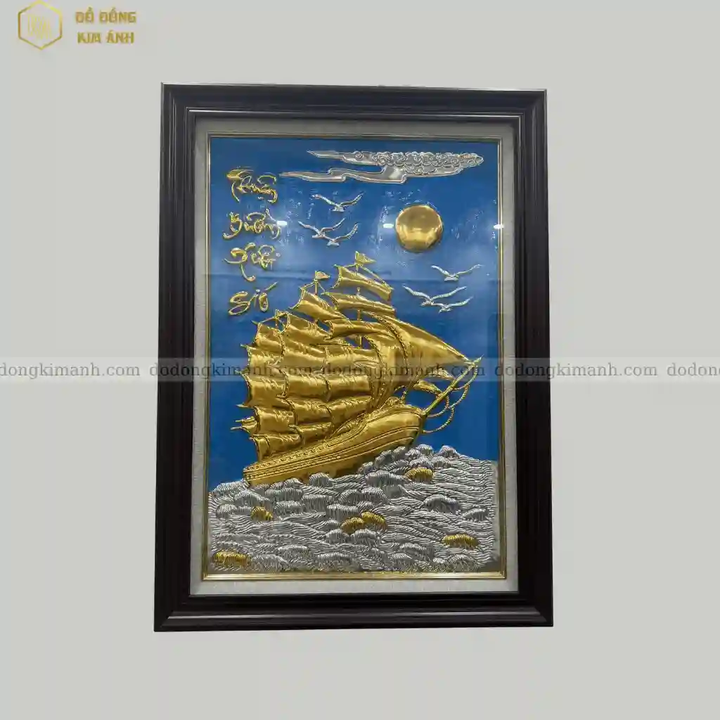 Tranh thuận buồm xuôi gió 50cmx70cm